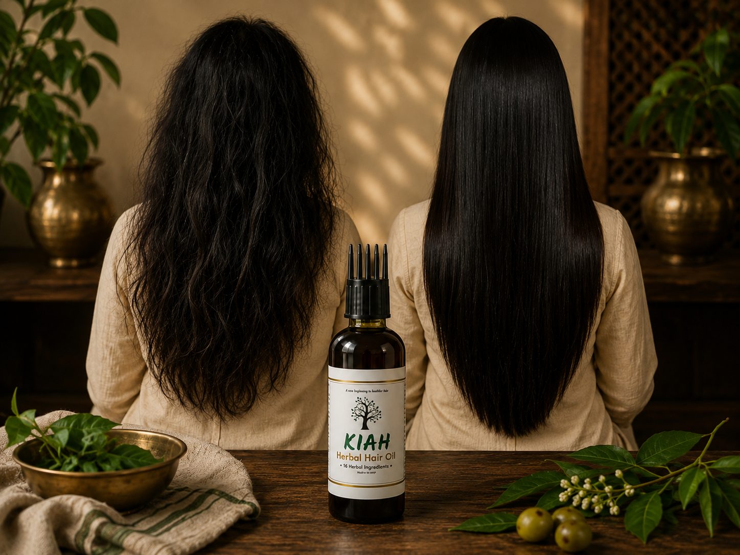 The bottle with its comb applicator